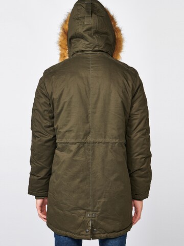 KOROSHI Winterparka in Groen