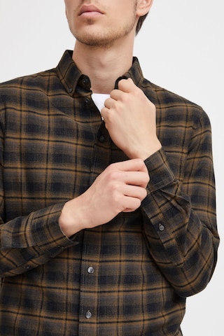 Casual Friday Regular fit Button Up Shirt 'Anton' in Brown