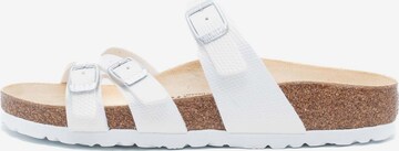 BIRKENSTOCK Pantolette 'Franca' in Weiß