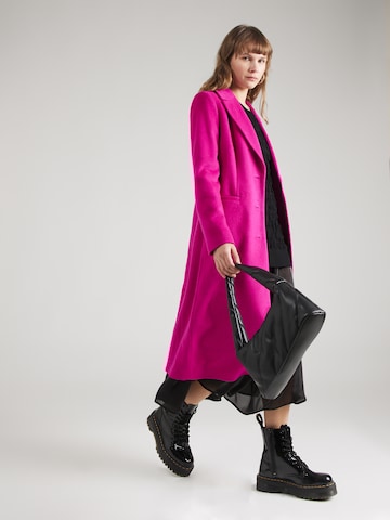 COMMA Демисезонное пальто в Ярко-розовый