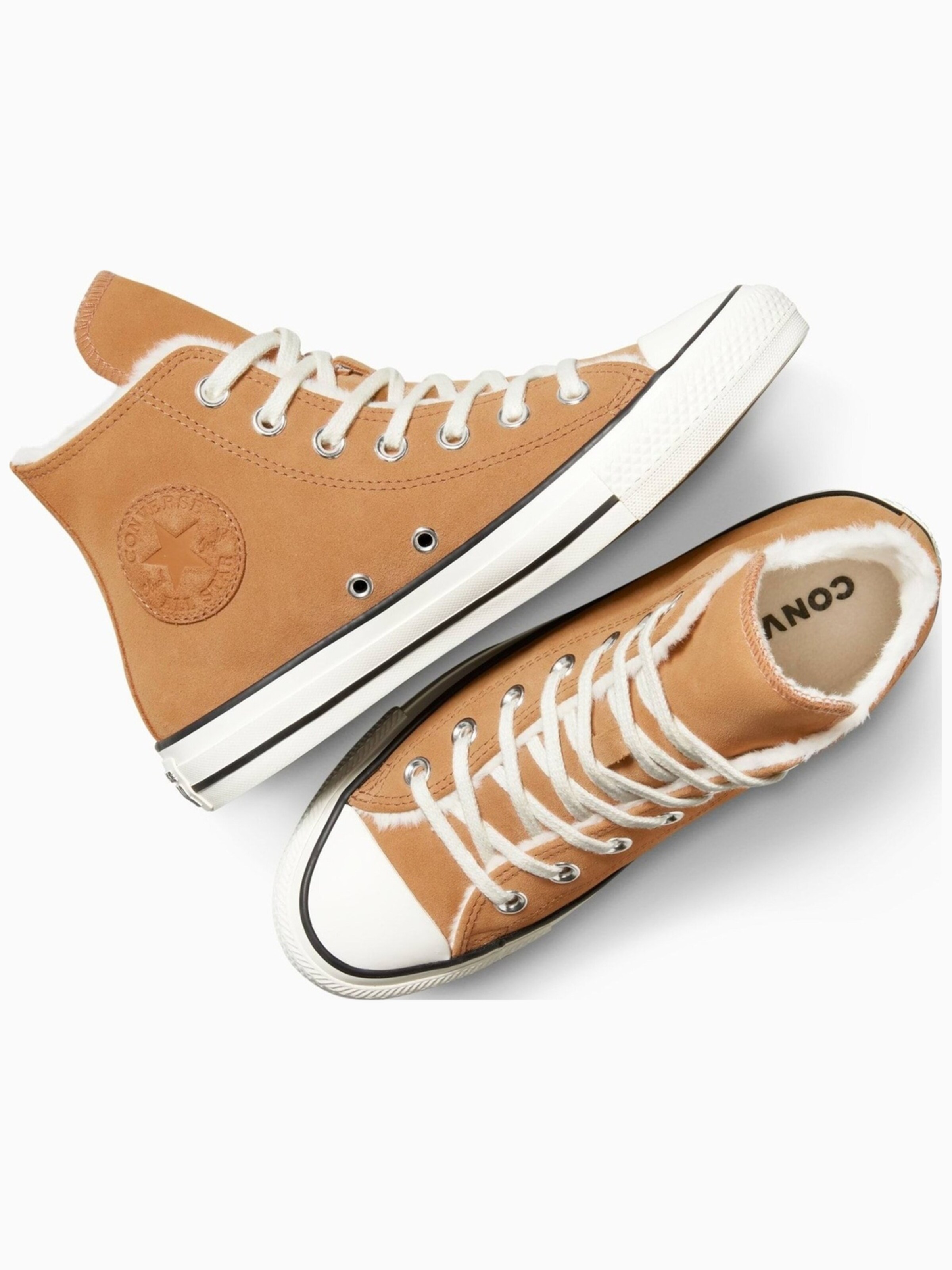 CONVERSE - Zapatillas deportivas altas en marrón