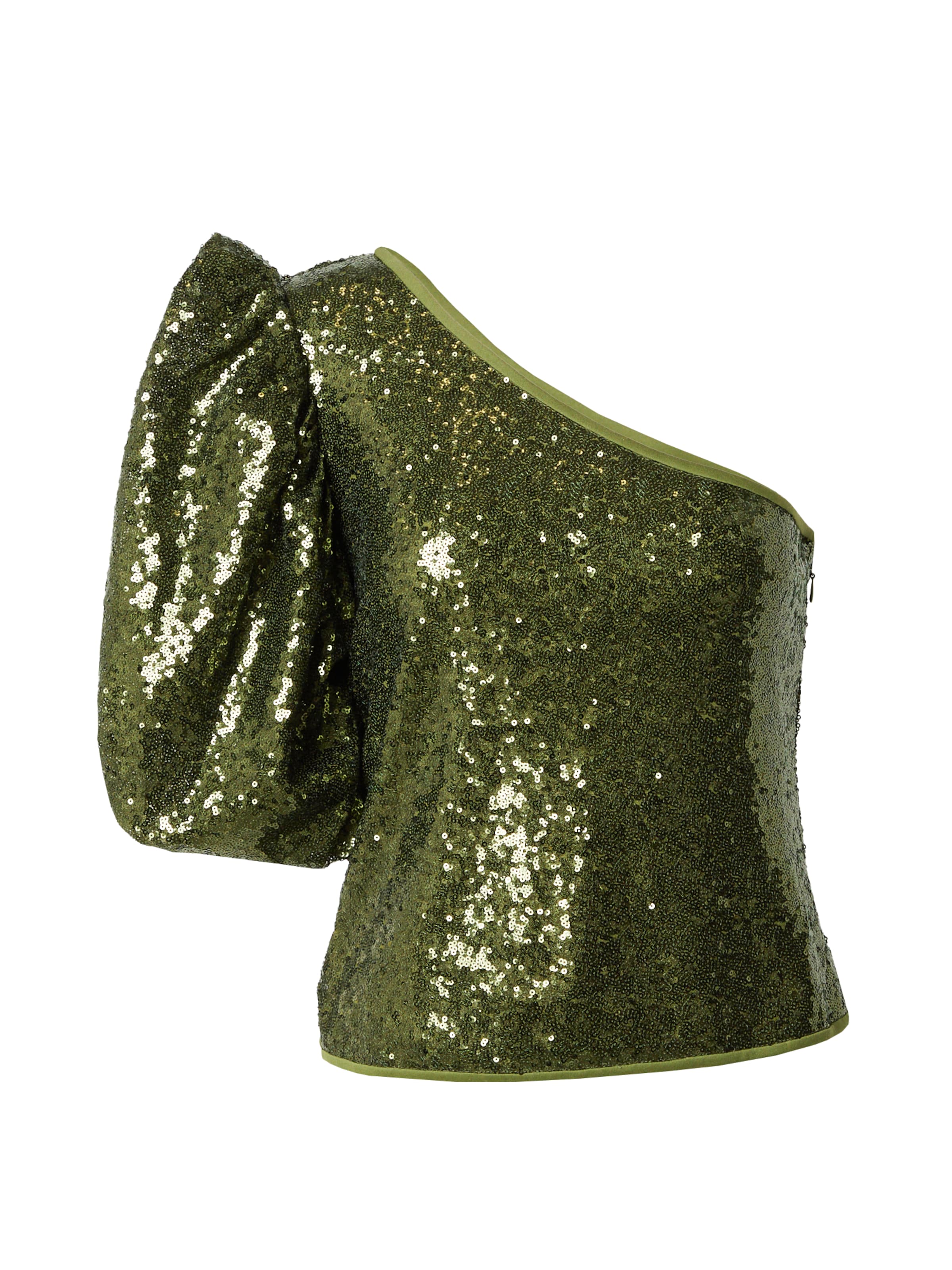 VILA ROUGE EDIT Блуза 'VISerena' в зелено: отпред