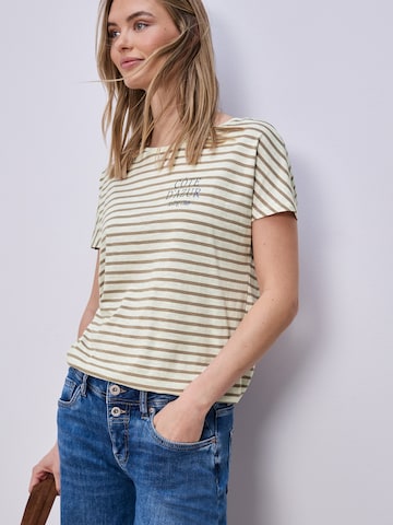 STREET ONE Тениска в бежово: отпред