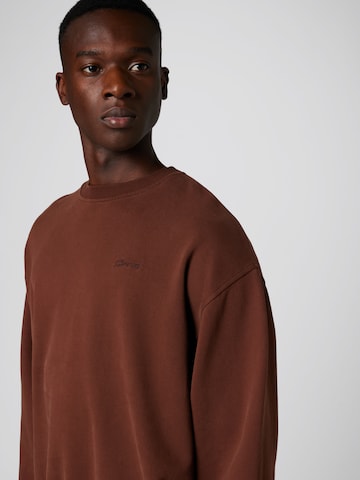 Sinned x ABOUT YOU Sweatshirt 'Ben' in Brown