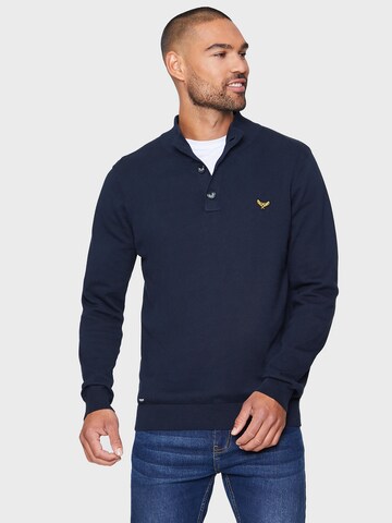 Threadbare Sweater 'Hawke' in Blue: front