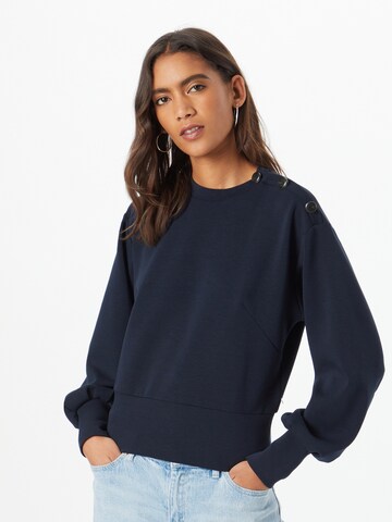 SCOTCH & SODA Sweatshirt in Blue: front