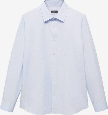MANGO MAN Slim fit Button Up Shirt 'Sanlucar' in Blue: front