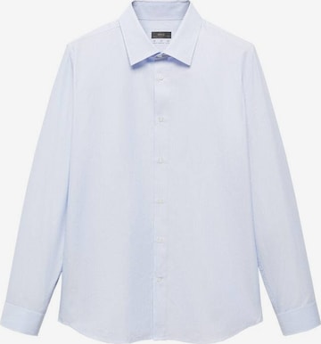 MANGO MAN Slim fit Button Up Shirt 'Sanlucar' in Blue: front