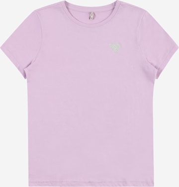 KIDS ONLY T-Shirt 'Kita' in Lila: predná strana