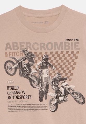 Abercrombie & Fitch Shirt 'WORLD CHAMPION BIKE' in Grijs