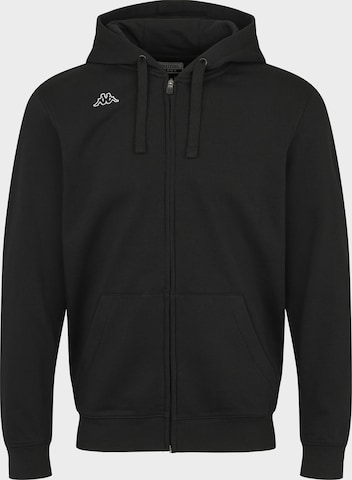 KAPPA Collegetakki 'Truxo' värissä musta: etupuoli