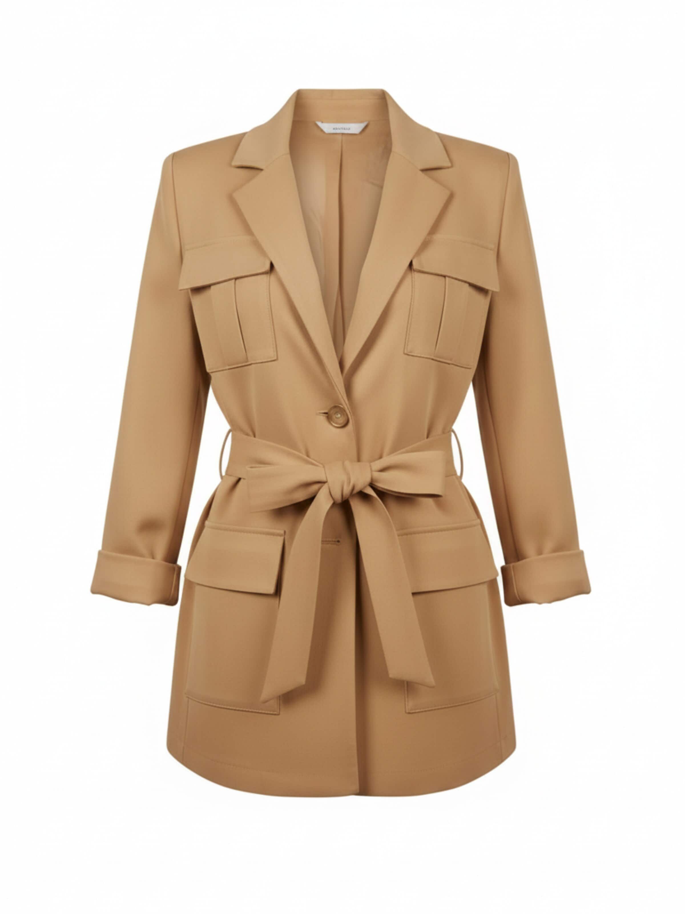 Veste mi-saison 'Luna' WEARABLE STORIES en beige : devant