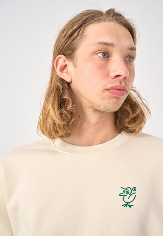 Cleptomanicx - Jersey 'Sketch Gull' en marrón