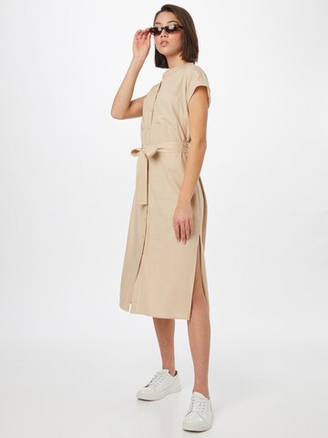 Moves Shirt Dress 'Kolban' in Beige