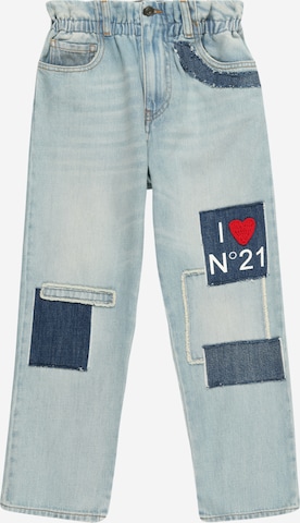 N°21 Regular Jeans in Blauw: voorkant