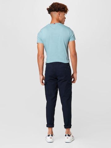 Tapered Pantaloni cargo di TOMMY HILFIGER in blu