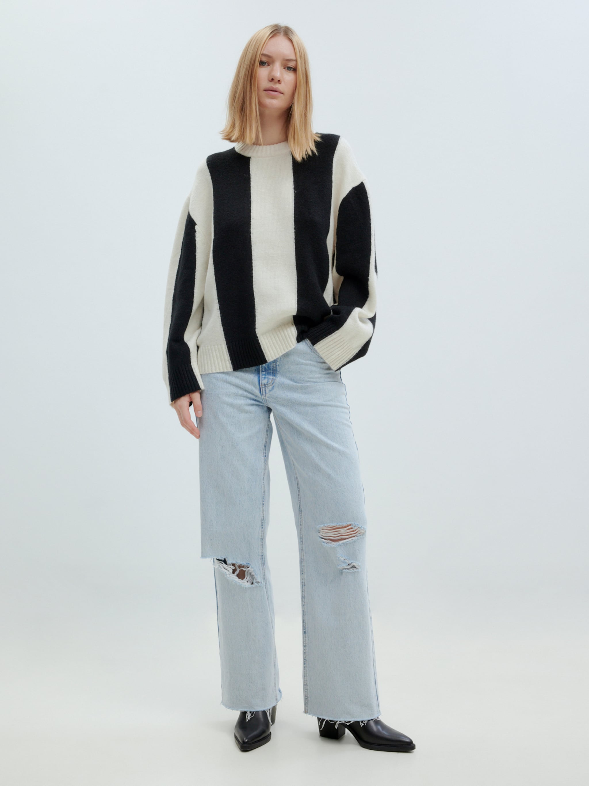 EDITED Produkte Pullover 'Bodil' schwarz