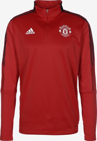 Felpa sportiva di ADIDAS SPORTSWEAR in rosso: frontale