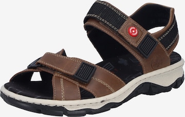 Rieker Трекинговые сандалии в Коричневый: спереди