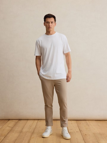 DAN FOX APPAREL Regular Trousers 'Falk ' in Grey