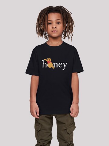 T-Shirt 'Winnie The Pooh Honey' F4NT4STIC en noir : devant