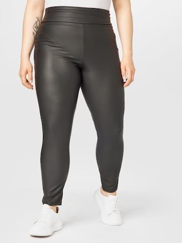 River Island Plus Skinny Leggings - fekete: elől