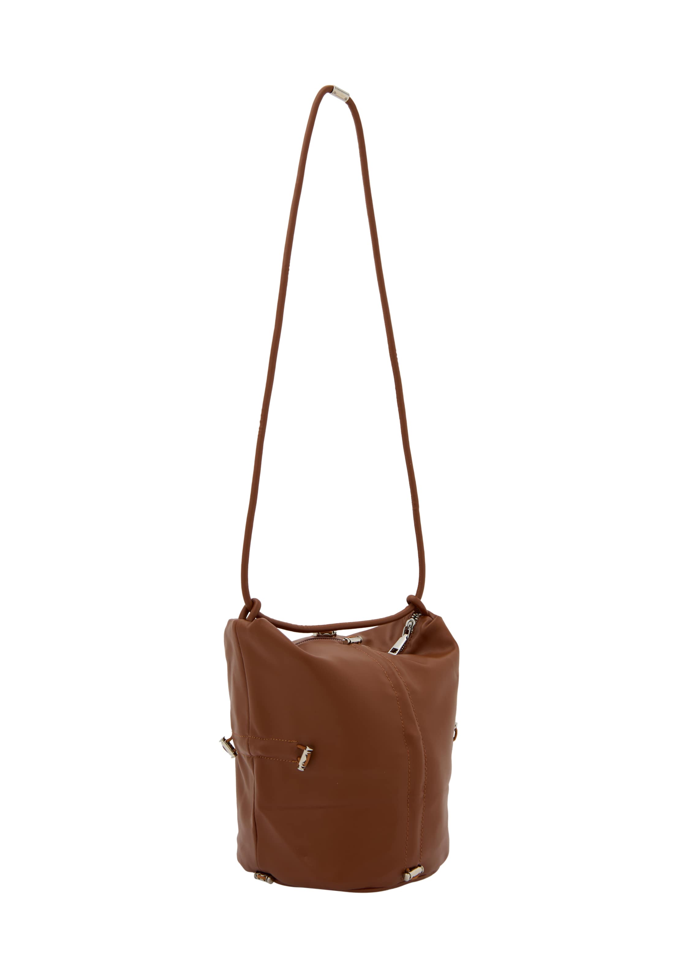 faina - Mala de ombro em castanho