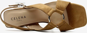 Celena Strap sandal 'Christel' in Brown