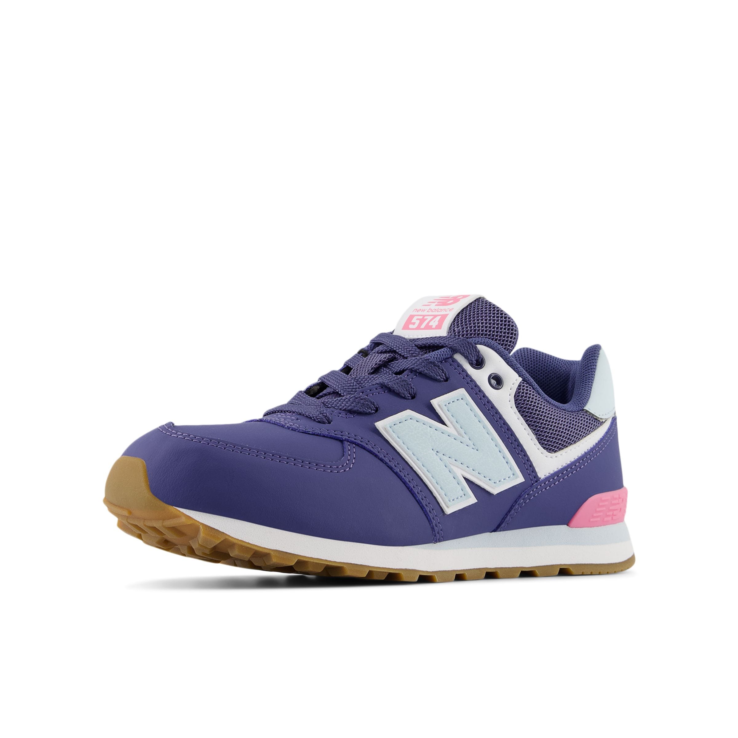 Baskets '574' new balance en violet : devant