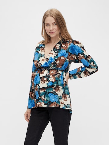 MAMALICIOUS Blouse 'JOVI TESS' in Zwart: voorkant