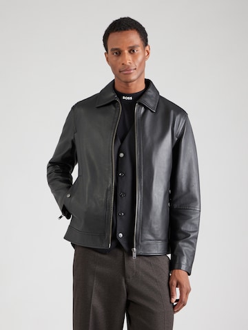 BOSS Prechodná bunda 'Jogear' - Čierna: predná strana