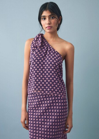 MANGO TEEN Top 'Chiffy' in Purple: front