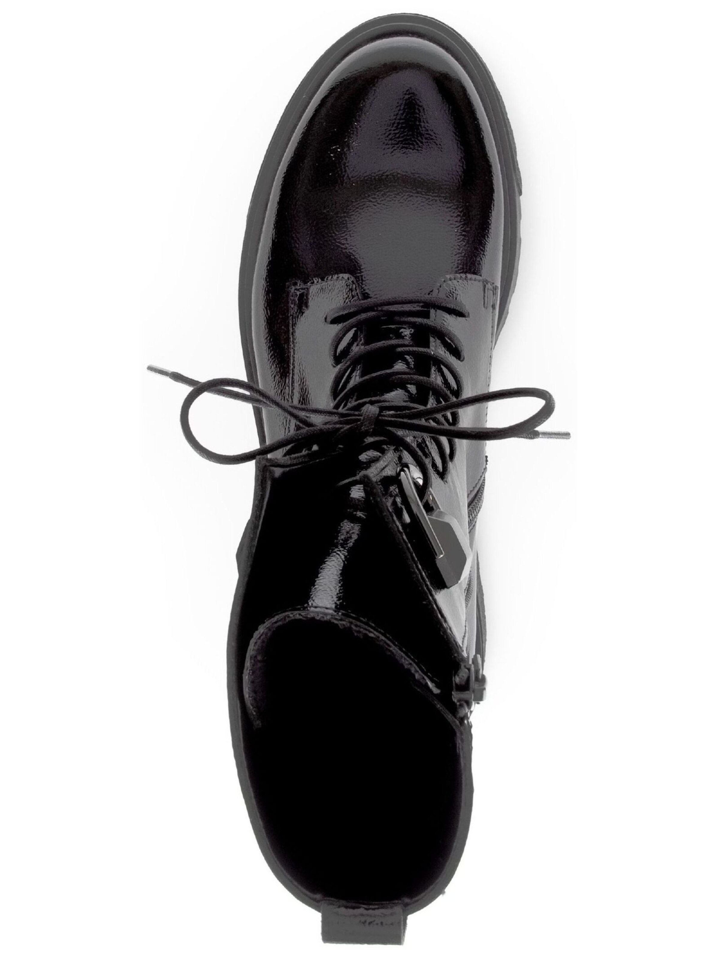 GABOR Lace-Up Ankle Boots in Black