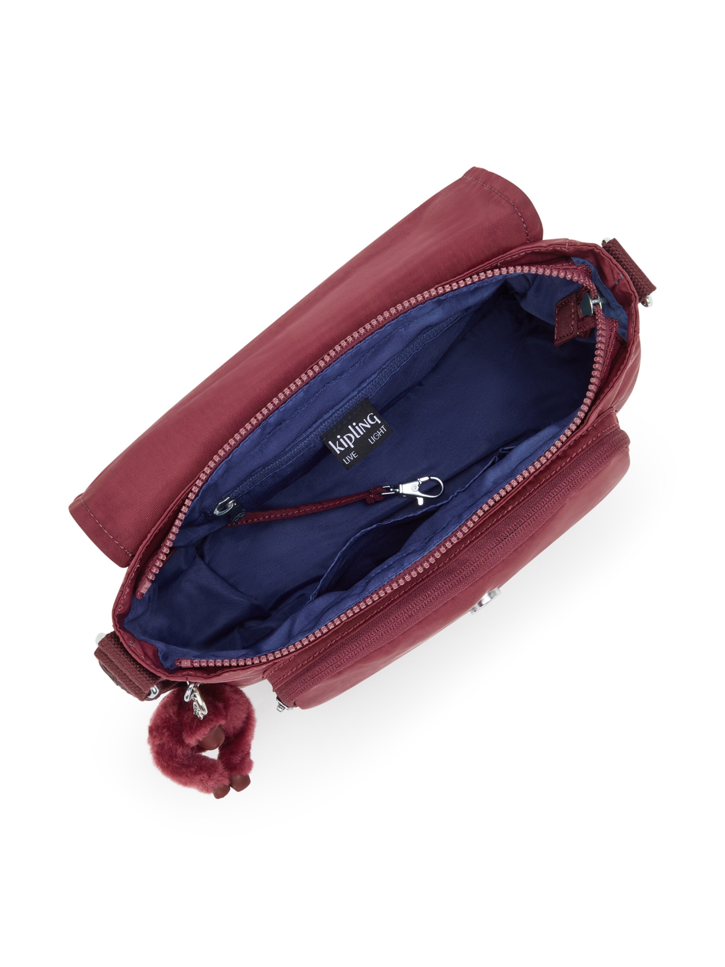 KIPLING Schoudertas 'Dalma' in Rood