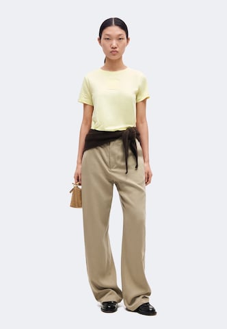 ARMANI EXCHANGE - Camiseta en amarillo: frente