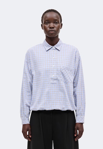 Emily Van Den Bergh Blouse in Blue: front