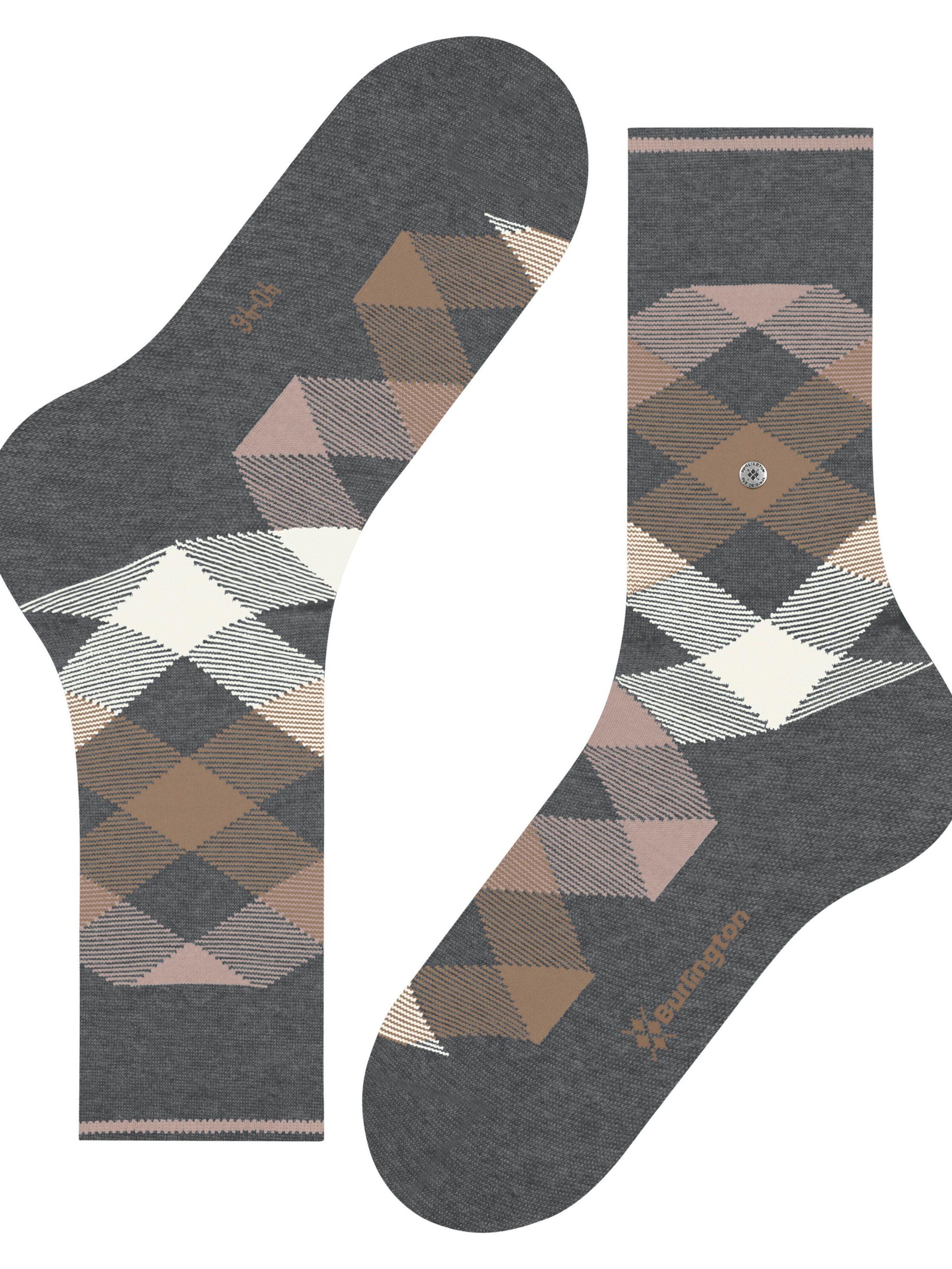 BURLINGTON Socks 'Newcastle' in Grey