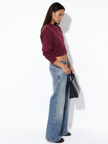 Viorna Knit cardigan 'Strickjacken' in Red