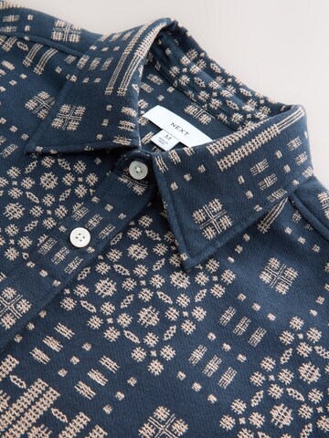 Next Средняя посадка Рубашка в Синий