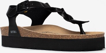 Bayton T-bar sandals 'Badajoz' in Black