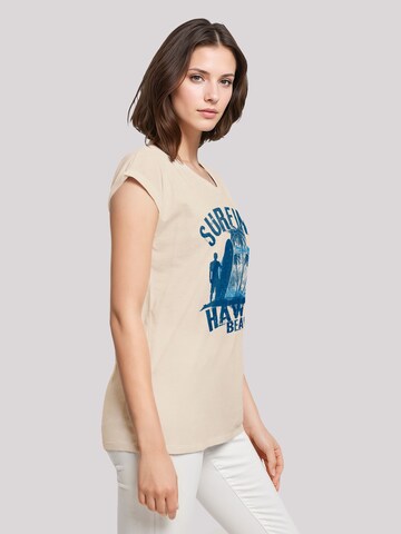 F4NT4STIC Shirt 'Hawaii Surf Beach Summer' in Beige