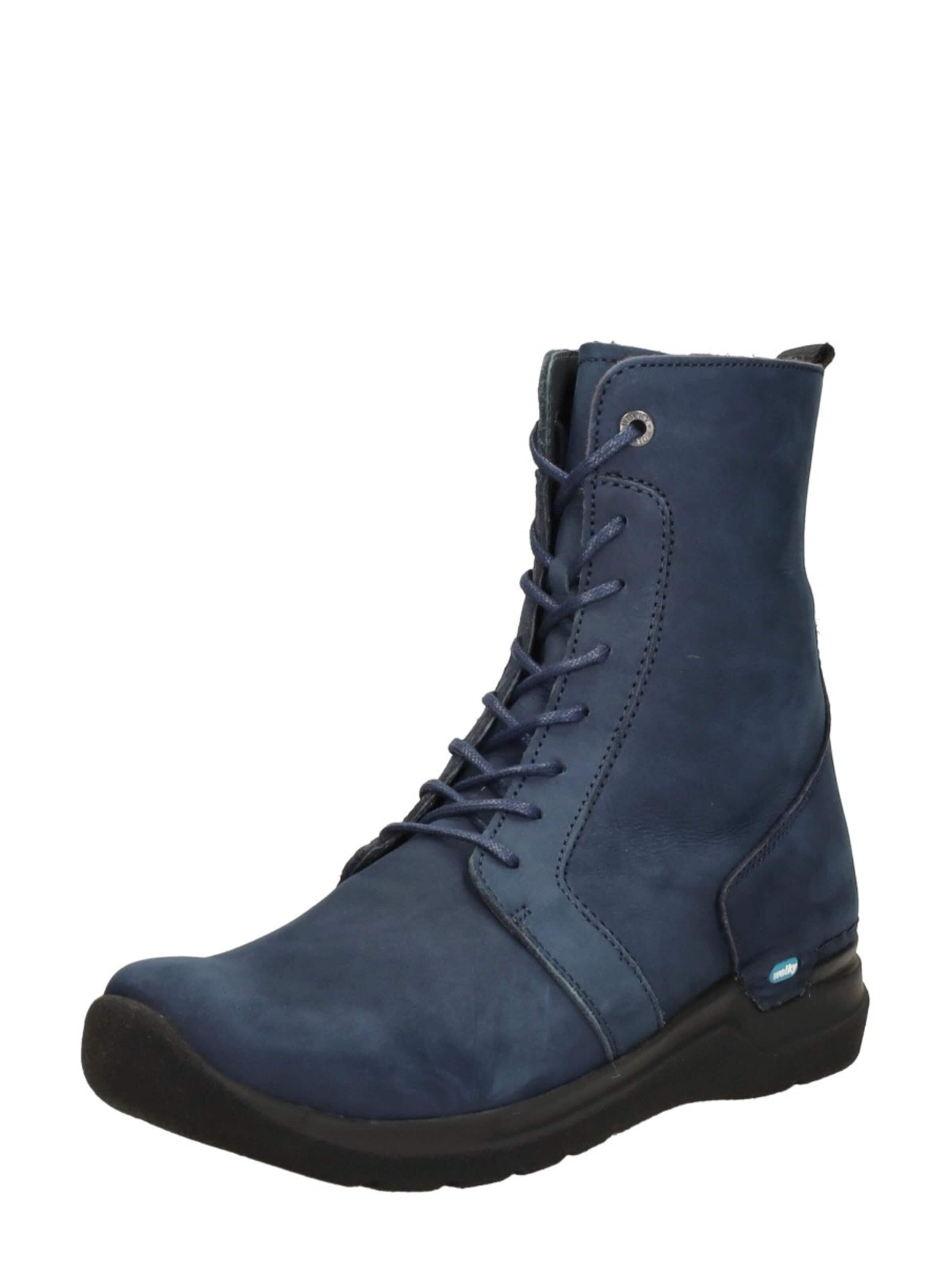 Wolky Schnürstiefelette 'Viper'‌ in Blau: Vorderseite