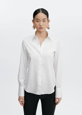 MANGO Blouse 'Amy' in Wit: voorkant