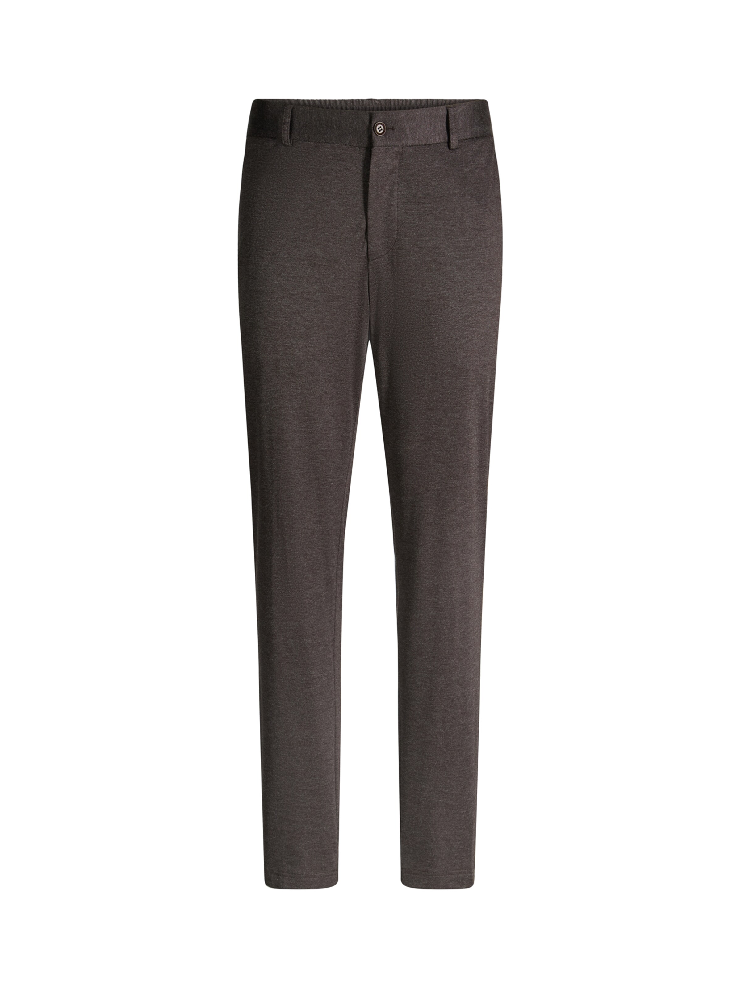 Coupe slim Pantalon chino STRELLSON en marron : devant