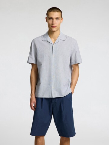 SELECTED Comfort fit Overhemd in Wit: voorkant