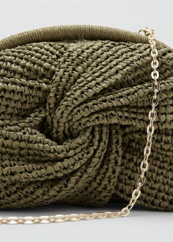 MANGO Clutch 'Sita' in Green