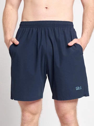 SPORTKIND Workout Pants 'Performance' in Blue: front