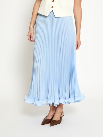 Jupe 'PCOlivia' Peppercorn en bleu : devant