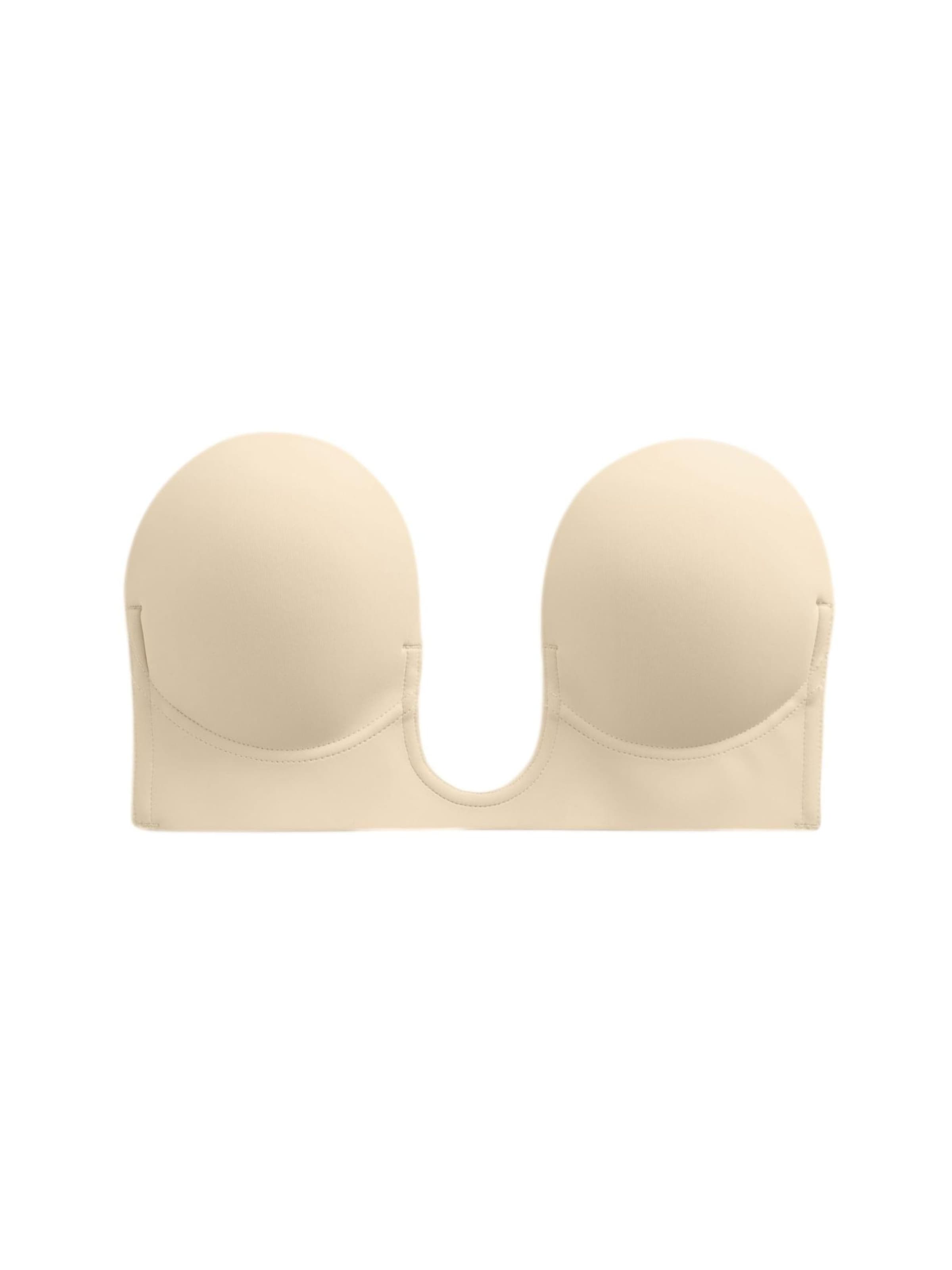 Push-up Soutien-gorge Next en beige : devant