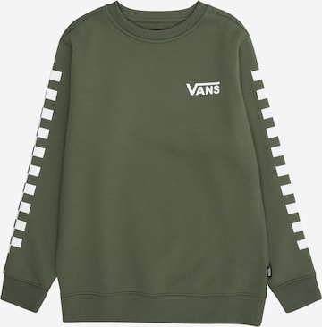 VANS Sweatshirt 'EXPOSITION CHECK II' i grön: framsida